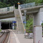 Schweizer-Eisenbahnen - Bahnhof Aathal