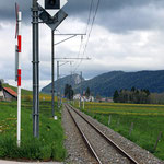 Schweizer-Eisenbahnen - Bahnhof Petit-Martel-Est