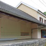 Schweizer-Eisenbahnen - Bahnhof Reuchenette-Péry