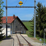 Schweizer-Eisenbahnen - Bahnhof La Cure