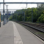 Schweizer-Eisenbahnen - Bahnhof Mies