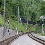 Schweizer-Eisenbahnen - Bahnhof Fiesch