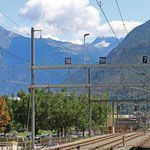 Schweizer-Eisenbahnen - Bahnhof Visp