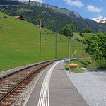 Schweizer-Eisenbahnen - Bahnhof Enge im Simmental