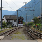 Schweizer-Eisenbahnen - Bahnhof Grüsch