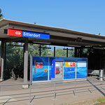 Schweizer-Eisenbahnen - Bahnhof Sitterdorf