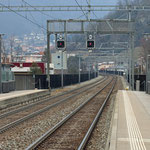 Schweizer-Eisenbahnen - Bahnhof Lamone-Cadempino