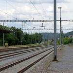 Schweizer-Eisenbahnen - Bahnhof Rekingen AG