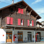 Schweizer-Eisenbahnen - Bahnhof Stalden-Saas