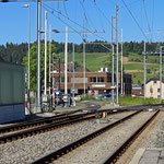 Schweizer-Eisenbahnen - Bahnhof Huttwil