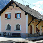 Schweizer-Eisenbahnen - Bahnhof Lavin