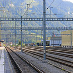Schweizer-Eisenbahnen - Bahnhof Frutigen
