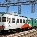 Februar 2023: ALn 668 Zug im Bahnhof von Rimini. (Aufnahme vom Mai 2013.)