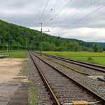 Schweizer-Eisenbahnen - Bahnhof Courtemaîche
