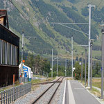 Schweizer-Eisenbahnen - Bahnhof Punt Muragl