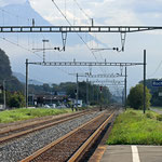 Schweizer-Eisenbahnen - Bahnhof Roche VD
