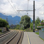 Schweizer-Eisenbahnen - Bahnhof Haselstauden