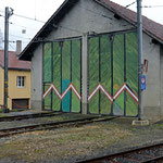 Schweizer-Eisenbahnen - Bahnhof Les Ponts-de-Martel