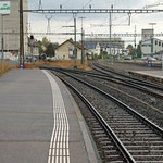 Schweizer-Eisenbahnen - Bahnhof Murten