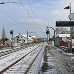 Schweizer-Eisenbahnen - Bahnhof Staad