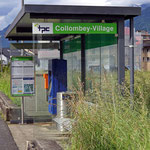 Schweizer-Eisenbahnen - Bahnhof Collombey-Village