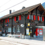Schweizer-Eisenbahnen - Bahnhof Trun