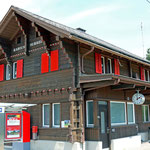 Schweizer-Eisenbahnen - Bahnhof Rabius-Surrein