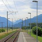 Schweizer-Eisenbahnen - Bahnhof Vionnaz