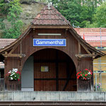 Schweizer-Eisenbahnen - Bahnhof Gammenthal