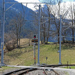 Schweizer-Eisenbahnen - Bahnhof Peist