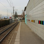 Schweizer-Eisenbahnen - Bahnhof Mittelmuhen