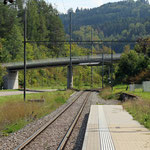Schweizer-Eisenbahnen - Bahnhof Rämismühle-Zell