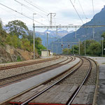 Schweizer-Eisenbahnen - Bahnhof Lalden