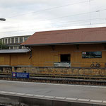 Schweizer-Eisenbahnen - Bahnhof Murten