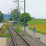 Schweizer-Eisenbahnen - Bahnhof Moos