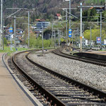 Schweizer-Eisenbahnen - Bahnhof Flüelen