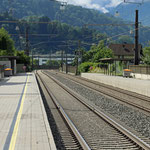 Schweizer-Eisenbahnen - Bahnhof Schwarzach in Voralberg