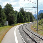 Schweizer-Eisenbahnen - Bahnhof Punt Muragl Staz