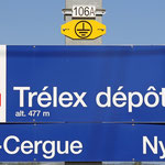 Schweizer-Eisenbahnen - Bahnhof Trélex dépôt