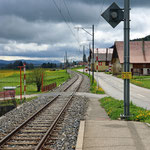 Schweizer-Eisenbahnen - Bahnhof Les Coeudres-Est