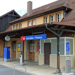 Schweizer-Eisenbahnen - Bahnhof Corcelles-Peseux