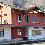 Schweizer-Eisenbahnen - Bahnhof Melide