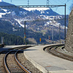 Schweizer-Eisenbahnen - Bahnhof St. Peter-Molinis