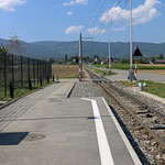 Schweizer-Eisenbahnen - Bahnhof Trélex dépôt