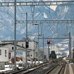 Schweizer-Eisenbahnen - Bahnhof Näfels-Mollis