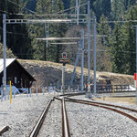 Schweizer-Eisenbahnen - Bahnhof Langwies