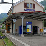 Schweizer-Eisenbahnen - Bahnhof Reuchenette-Péry