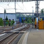 Schweizer-Eisenbahnen - Bahnhof Worblaufen