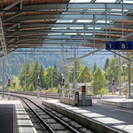 Schweizer-Eisenbahnen - Bahnhof Täsch