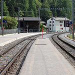 Schweizer-Eisenbahnen - Bahnhof Randa